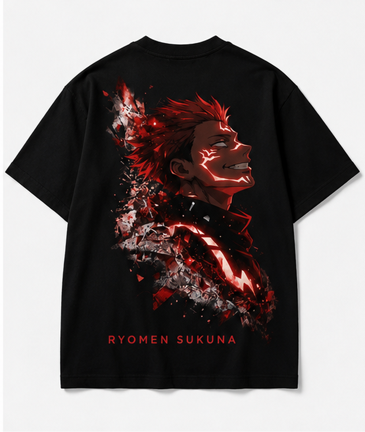 Sukuna Oversized Graphic T-Shirt | Premium Ryomen Sukuna Anime Streetwear Tee