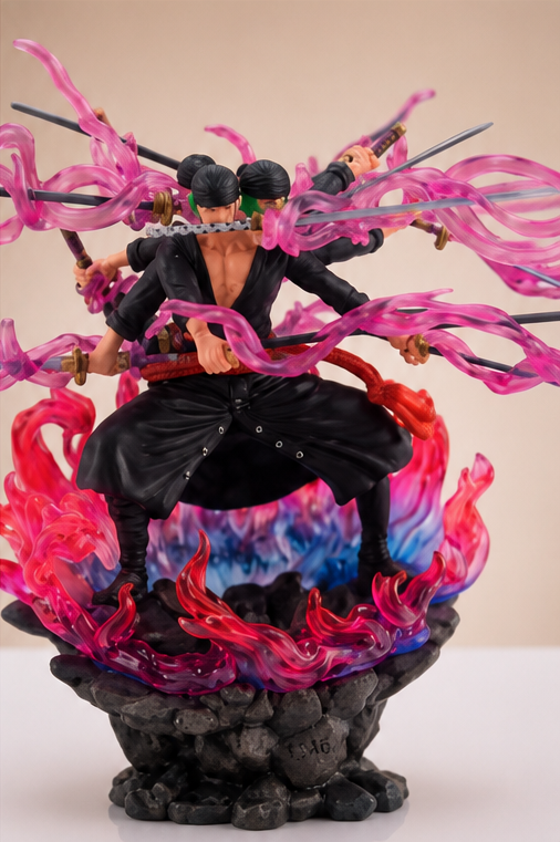 Roronoa Zoro 3-Sword Anime Action Figure with Energy Effects – Premium Collectible