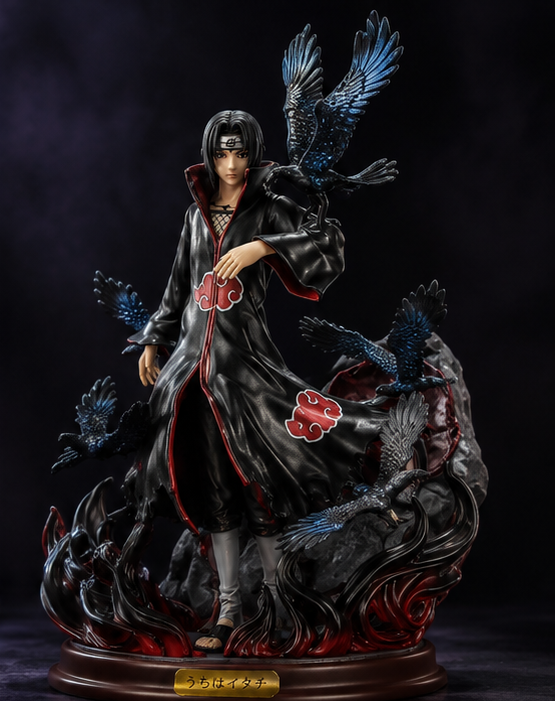 Itachi Uchiha Naruto Premium Anime Figure Statue β Akatsuki Crow Premium Collectible