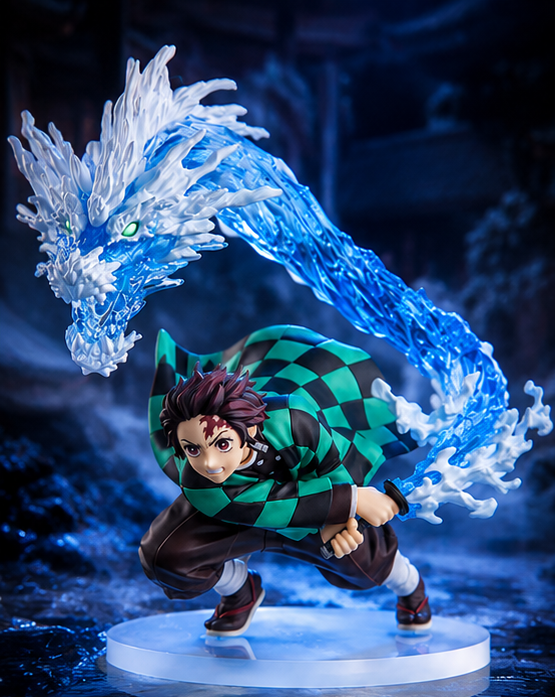 Tanjiro Kamado Blue Dragon Water Breathing Figure – 18cm Demon Slayer Collectible