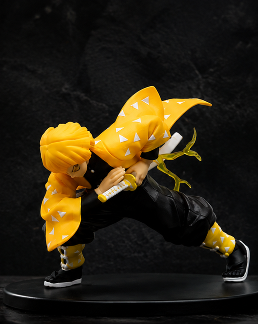Demon Slayer Zenitsu Agatsuma Action Figure β 16CM | Anime Collectible Statue
