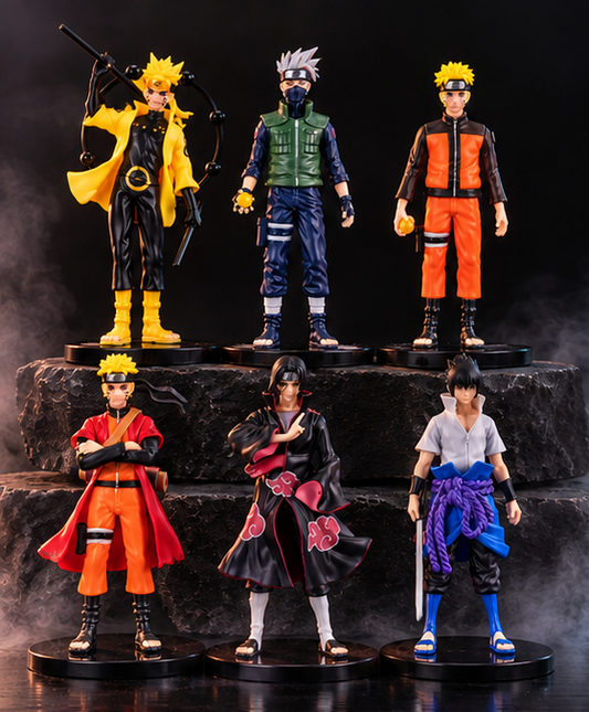 Naruto 18CM Action Figure Set β 6 Characters PVC Collectible