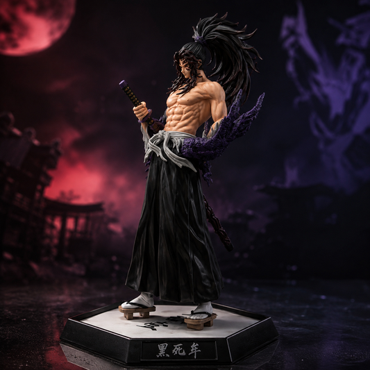 Kokushibo Upper Rank Demon Anime Figure Statue – 31cm Demon Slayer Collectible with Katana & Display Base