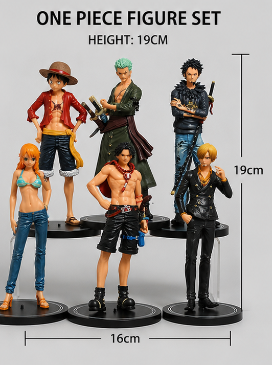 One Piece Anime Figure Set
