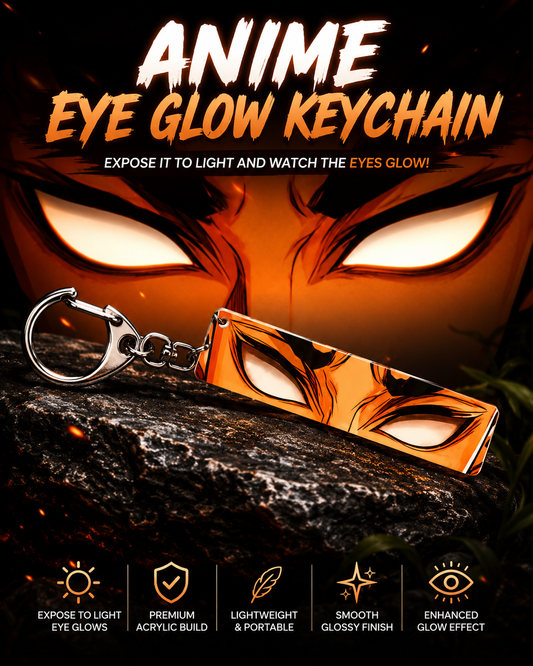Demon Slayer Gyomei Himejima Glowing Eyes Acrylic Premium Keychain