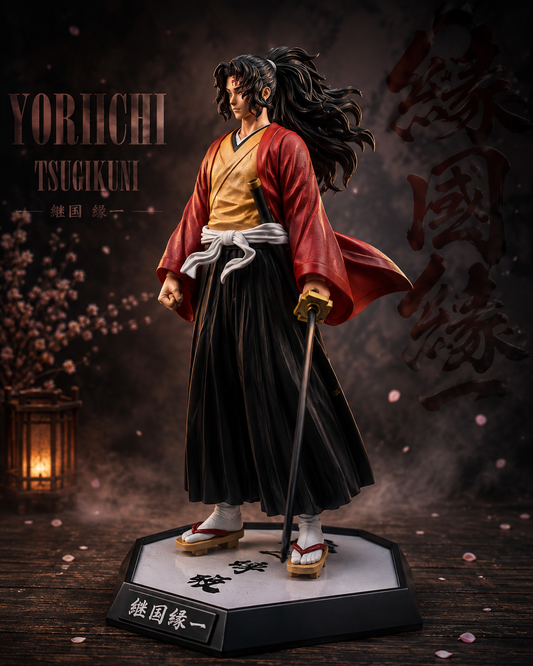 Yoriichi Demon Slayer Anime Figure 30cm – Premium Collectible with Katana & Display Base