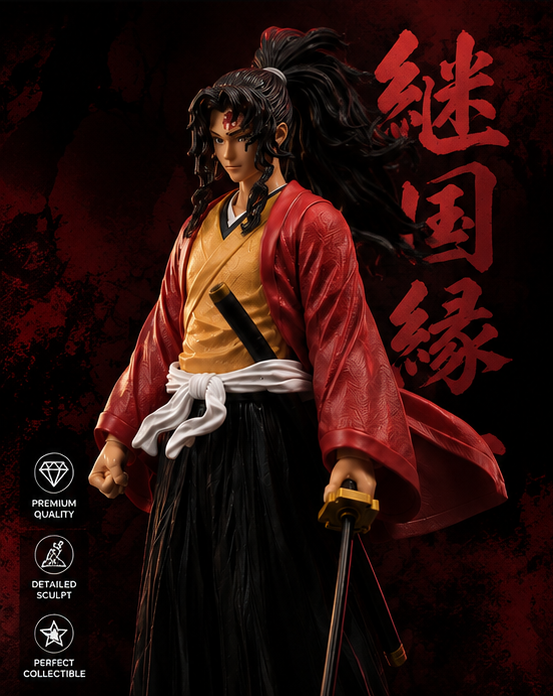 Yoriichi Demon Slayer Anime Figure 30cm – Premium Collectible with Katana & Display Base