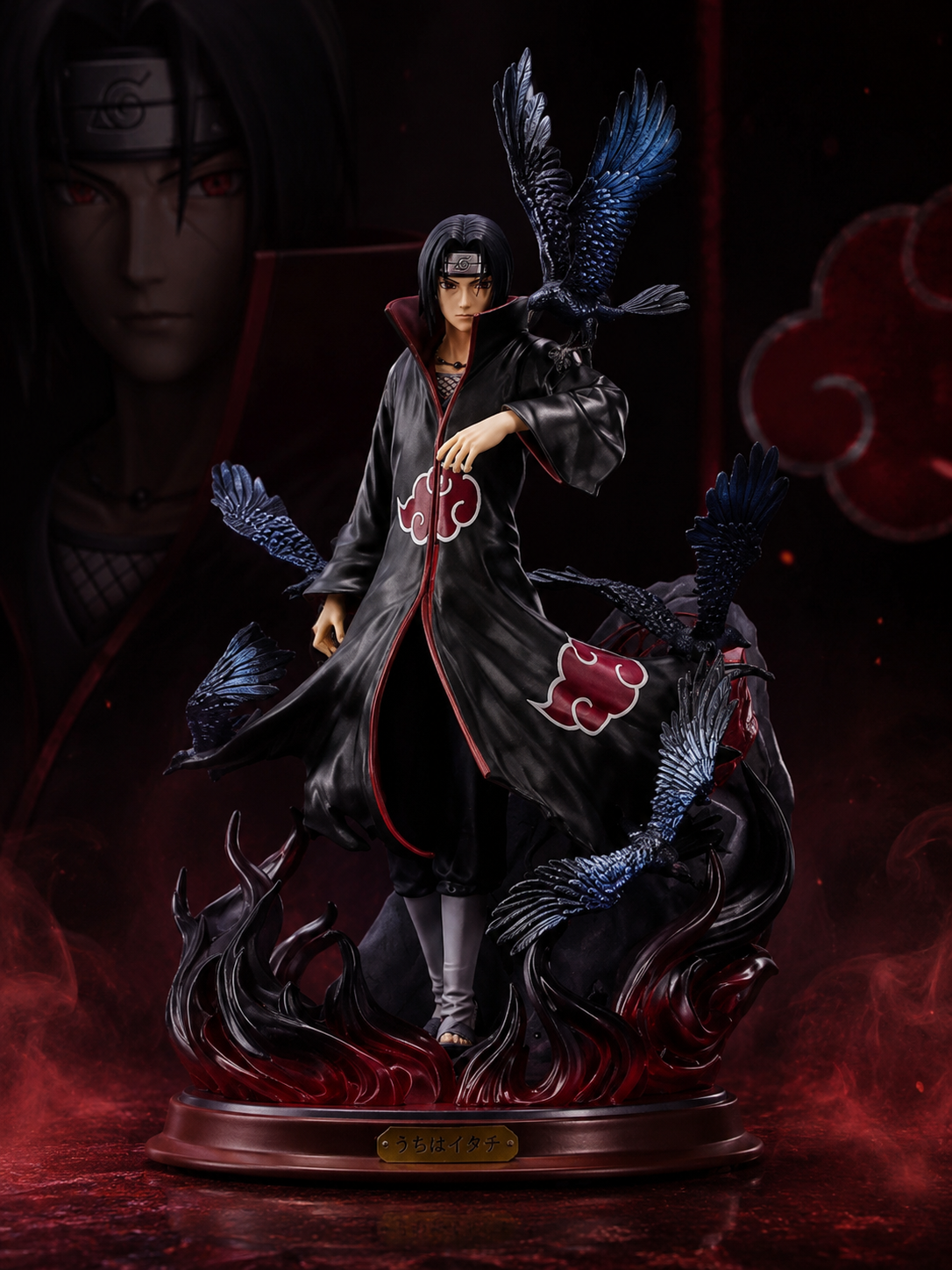 Itachi Uchiha Naruto Premium Anime Figure Statue – Akatsuki Crow Premium Collectible