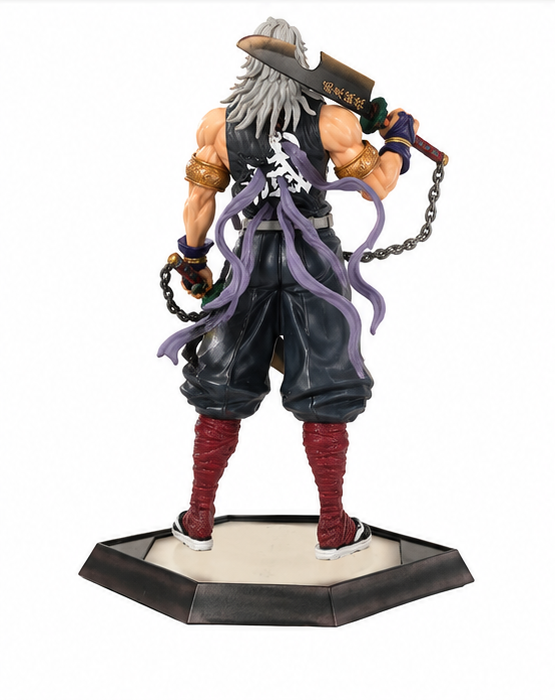 Tengen Uzui Premium Anime Figure – 30cm Demon Slayer Collectible with Dual Blade & Base
