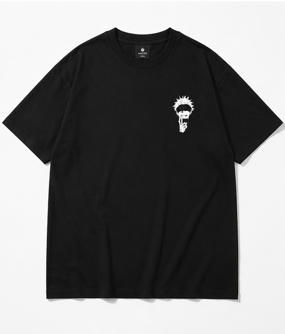 Limitless Anime Graphic Oversized Black T-Shirt | Premium Streetwear Tee