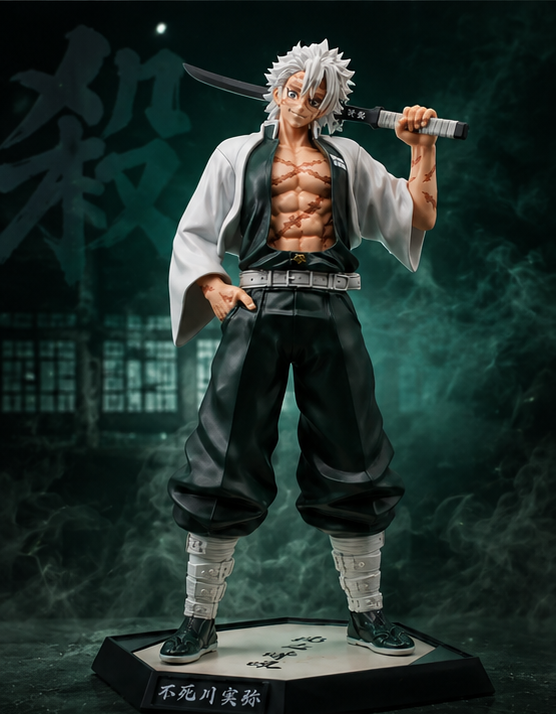 Sanemi Shinazugawa Anime Action Figure – Premium Demon Slayer Collectible