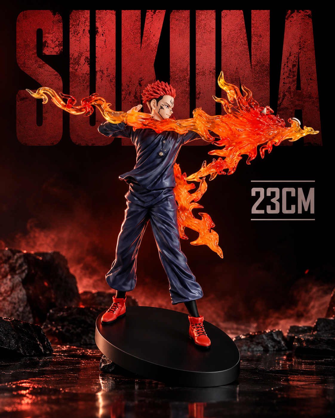 Ryomen Sukuna Action Figure – 23cm Jujutsu Kaisen PVC Anime Collectible Statue