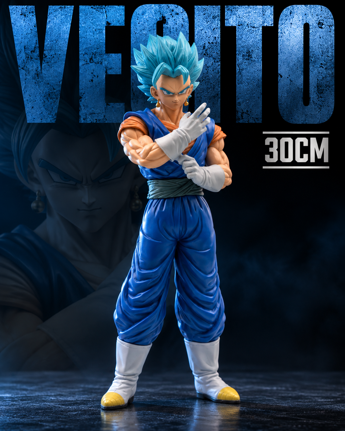 Vegito Super Saiyan Blue Action Figure – 30cm Premium PVC Dragon Ball Collectible