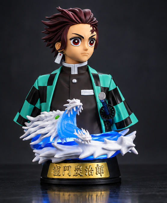Tanjiro KamadoLED  Water Dragon Effect Anime Figure – 18cm PVC Collectible Statue