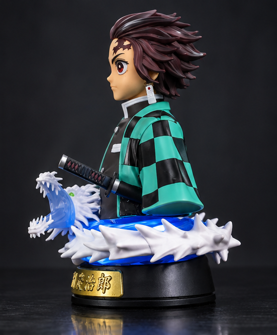 Tanjiro KamadoLED  Water Dragon Effect Anime Figure – 18cm PVC Collectible Statue