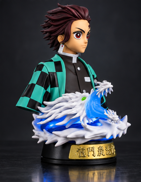 Tanjiro KamadoLED  Water Dragon Effect Anime Figure – 18cm PVC Collectible Statue