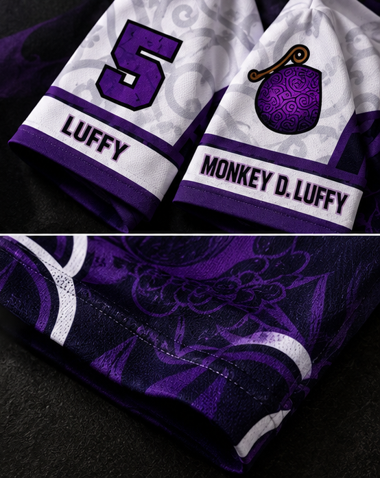 Gear 5 Luffy Anime Jersey | Premium One Piece Mugiwaras Oversized Graphic Shirt