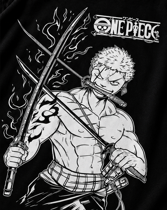 Roronoa Zoro Oversized T-Shirt | Premium One Piece Anime Streetwear Graphic Tee