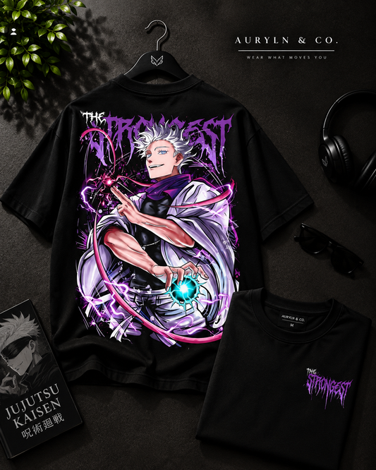 Gojo Satoru - The Strongest Oversized Anime T-Shirt