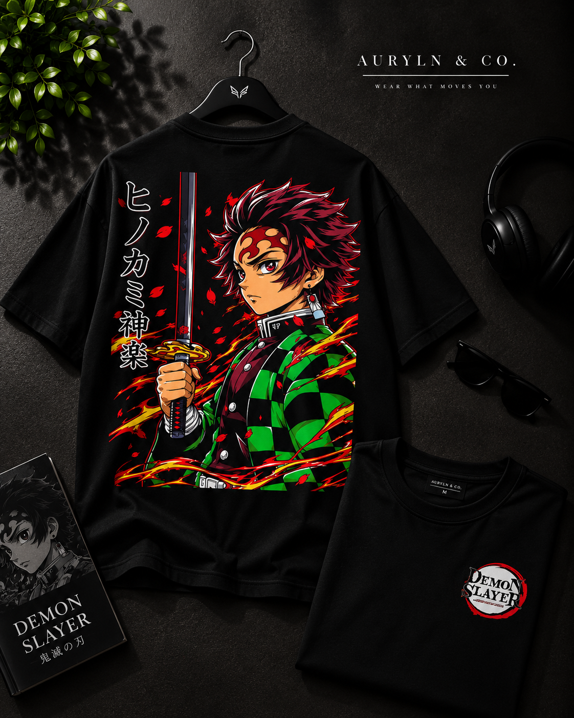 Tanjiro Hinokami Kagura - Demon Slayer Oversized T-Shirt