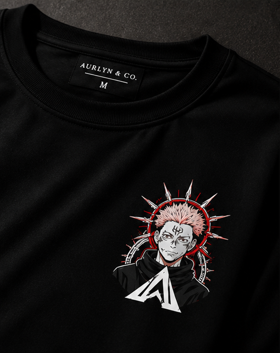 Sukuna “King of Curses” - Premium Jujutsu Kaisen  Anime Oversized T-Shirt