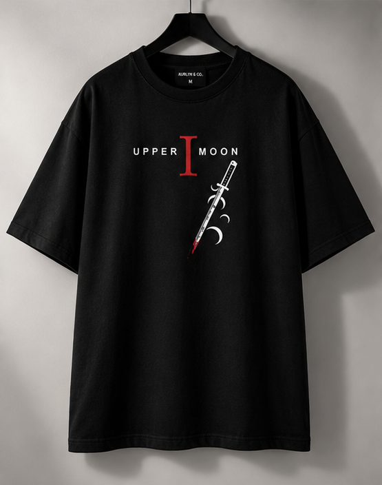 Upper Moon One Anime Oversized T-Shirt – Kokushibo Graphic