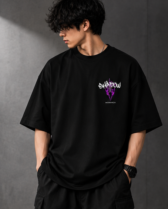Sung Jin-Woo Shadow Monarch Solo Leveling Anime Oversized T-Shirt