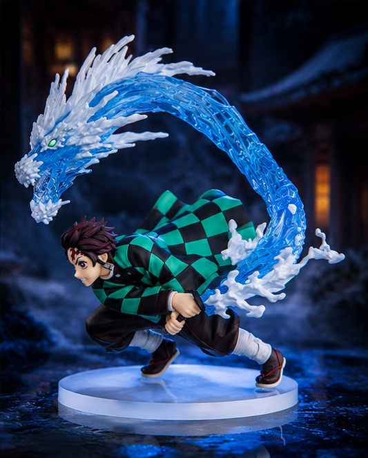 Tanjiro Kamado Blue Dragon Water Breathing Figure – 18cm Demon Slayer Collectible