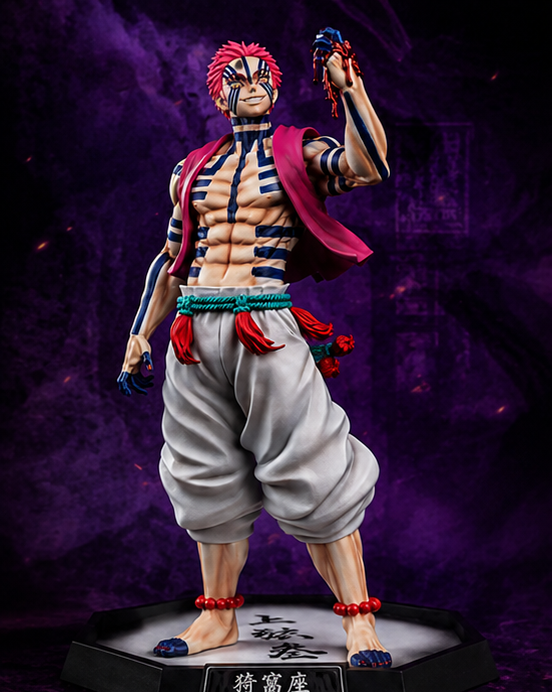 Akaza Demon Slayer Action Figure – 31cm | Premium Upper Three Collectible Statue