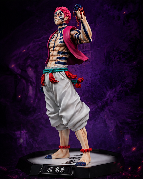 Akaza Demon Slayer Action Figure – 31cm | Premium Upper Three Collectible Statue