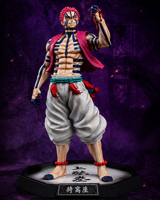 Akaza Demon Slayer Action Figure – 31cm | Premium Upper Three Collectible Statue