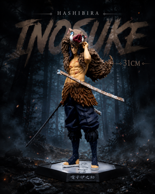 Demon Slayer Inosuke Hashibira Action Figure – 31CM | Premium Anime Collectible Statue