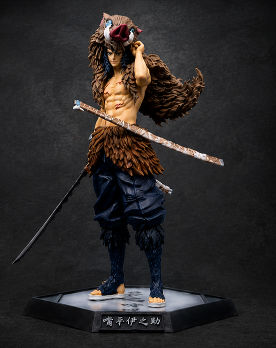 Demon Slayer Inosuke Hashibira Action Figure – 31CM | Premium Anime Collectible Statue