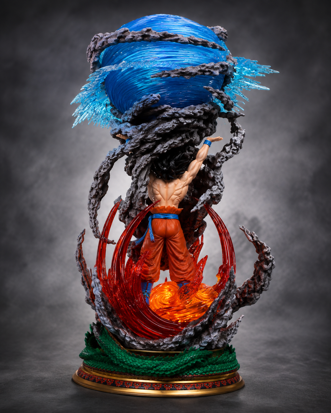 Goku Spirit Bomb Action Figure – Premium LED 28CM Dragon Ball Z Anime Collectible