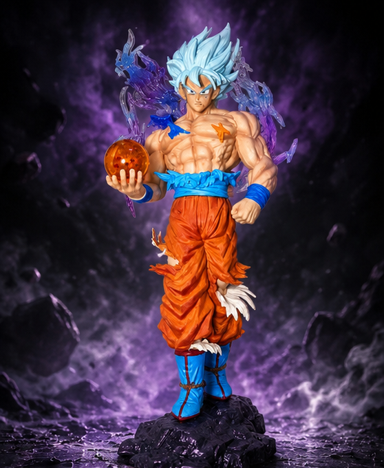 Goku Ultra Instinct Action Figure – Premium 37CM Dragon Ball Super Anime Collectible
