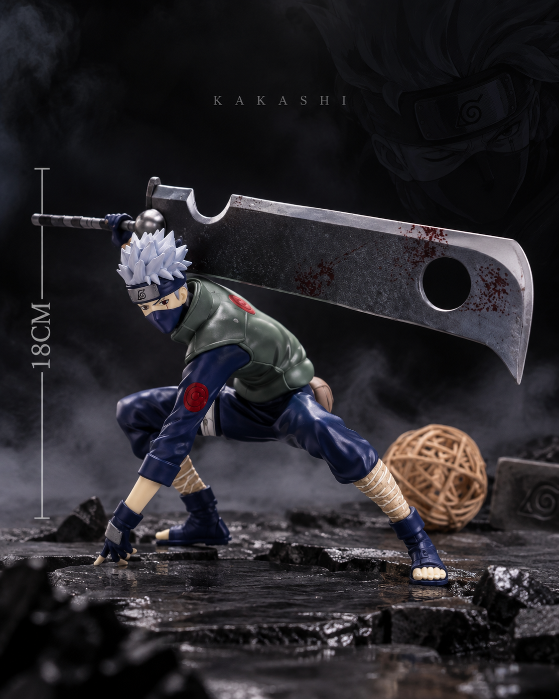 Kakashi Hatake Action Figure – 18cm Naruto PVC Collectible