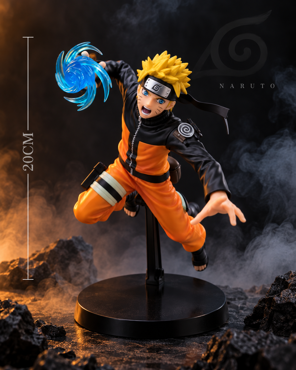 Naruto Uzumaki Rasengan Action Figure – 20cm PVC Collectible