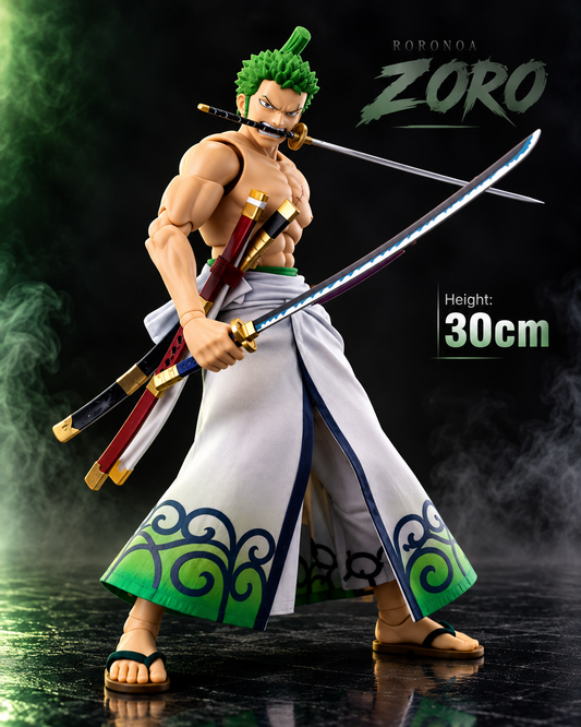 Roronoa Zoro 30CM Movable Action Figure – One Piece Premium PVC Collectible