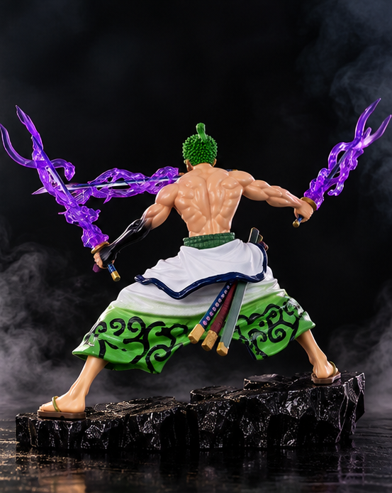 Roronoa Zoro 20CM Battle Pose Action Figure – Three Sword Style Collectible
