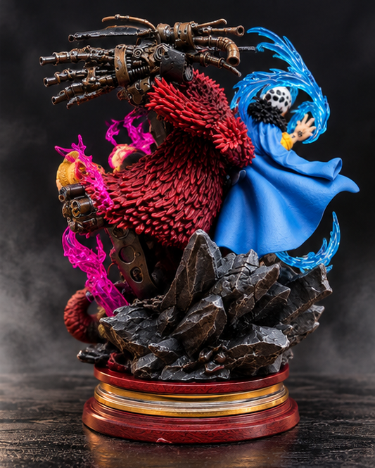 One Piece Wano 22CM Monkey D. Luffy, Law & Kid Trio Action Figure β Premium Anime Collectible