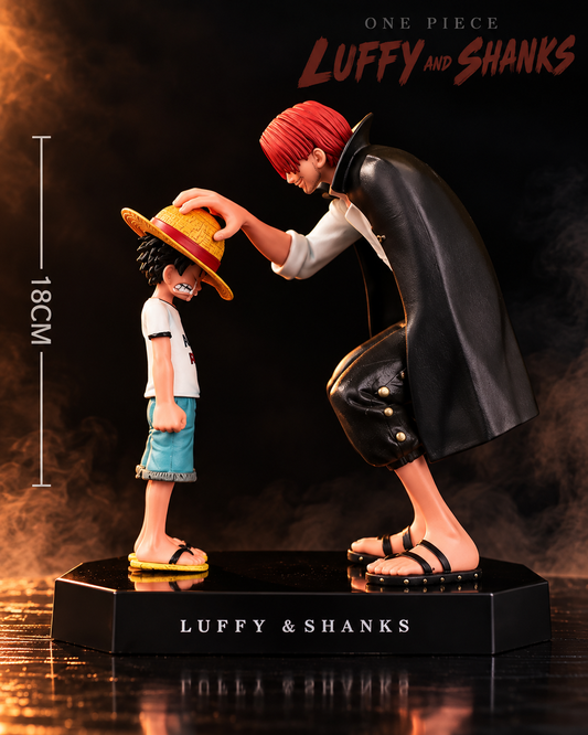 One Piece Monkey D. Luffy & Shanks 18CM PVC Action Figure