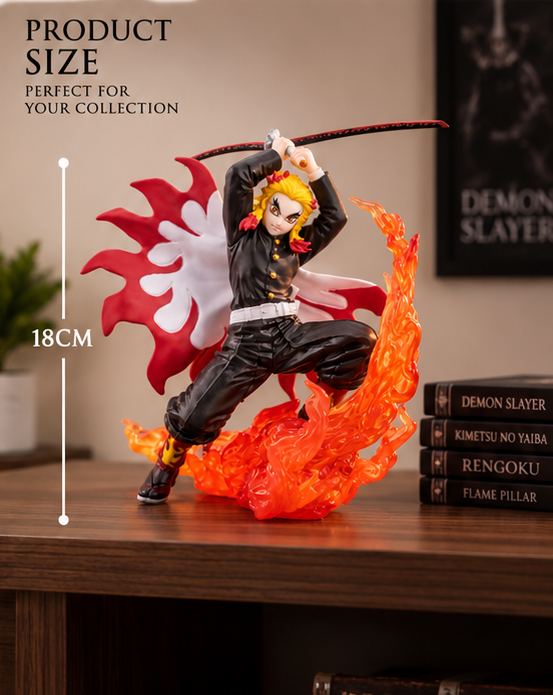 Kyojuro Rengoku Action Figure – 18CM | Demon Slayer Flame Hashira Collectible