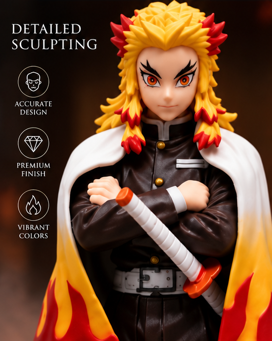 Kyojuro Rengoku Action Figure – 18CM | Demon Slayer Flame Hashira Collectible
