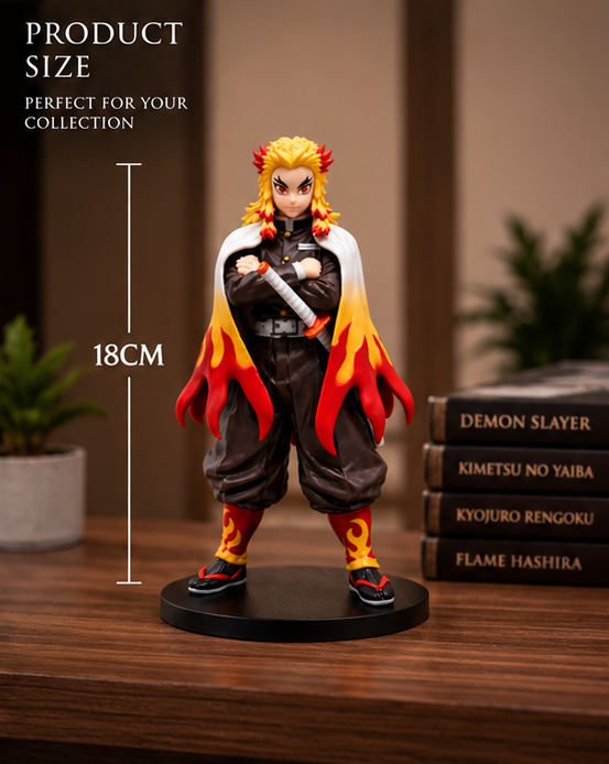 Kyojuro Rengoku Action Figure – 18CM | Demon Slayer Flame Hashira Collectible
