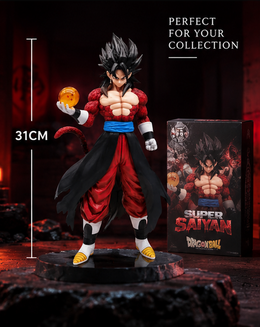 Super Saiyan 4 Action Figure – 31CM | Premium Dragon Ball Anime Collectible