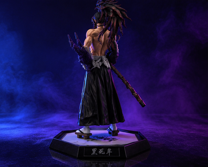 Kokushibo Upper Rank Demon Anime Figure Statue – 31cm Demon Slayer Collectible with Katana & Display Base