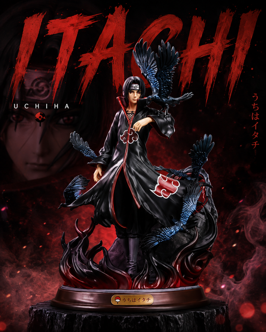 Itachi Uchiha Naruto Premium Anime Figure Statue – Akatsuki Crow Premium Collectible