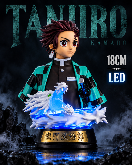 Tanjiro KamadoLED  Water Dragon Effect Anime Figure – 18cm PVC Collectible Statue