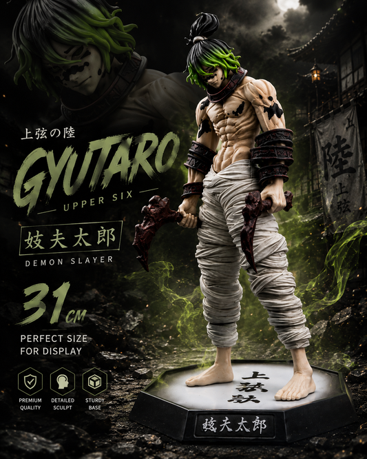 Gyutaro Demon Slayer Figure – 31cm | Anime Collectible Statue