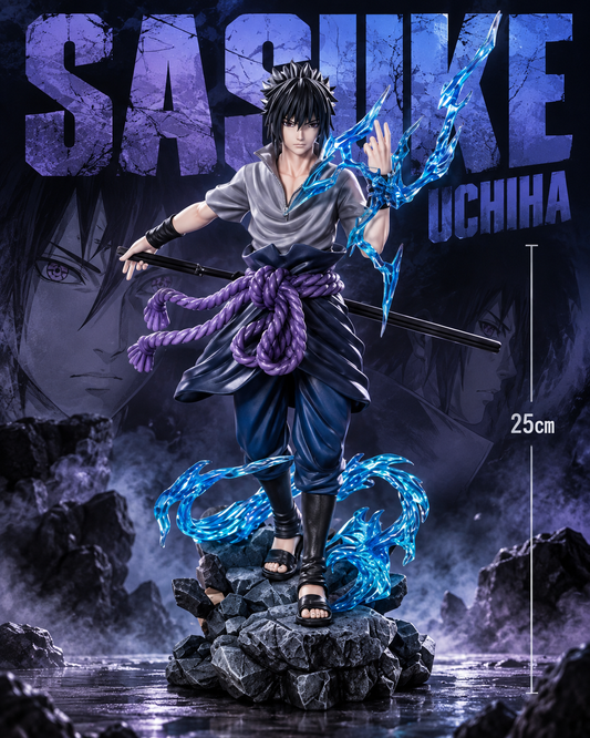 Sasuke Uchiha Anime Action Figure | 25 CM Naruto Shippuden Collectible